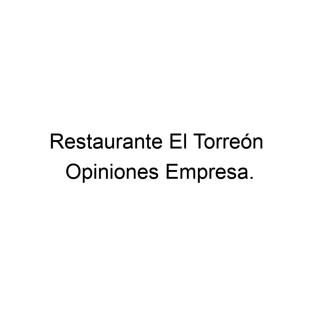 Restaurante El Torreón, Torrejón de Calzada ▷ 912799666