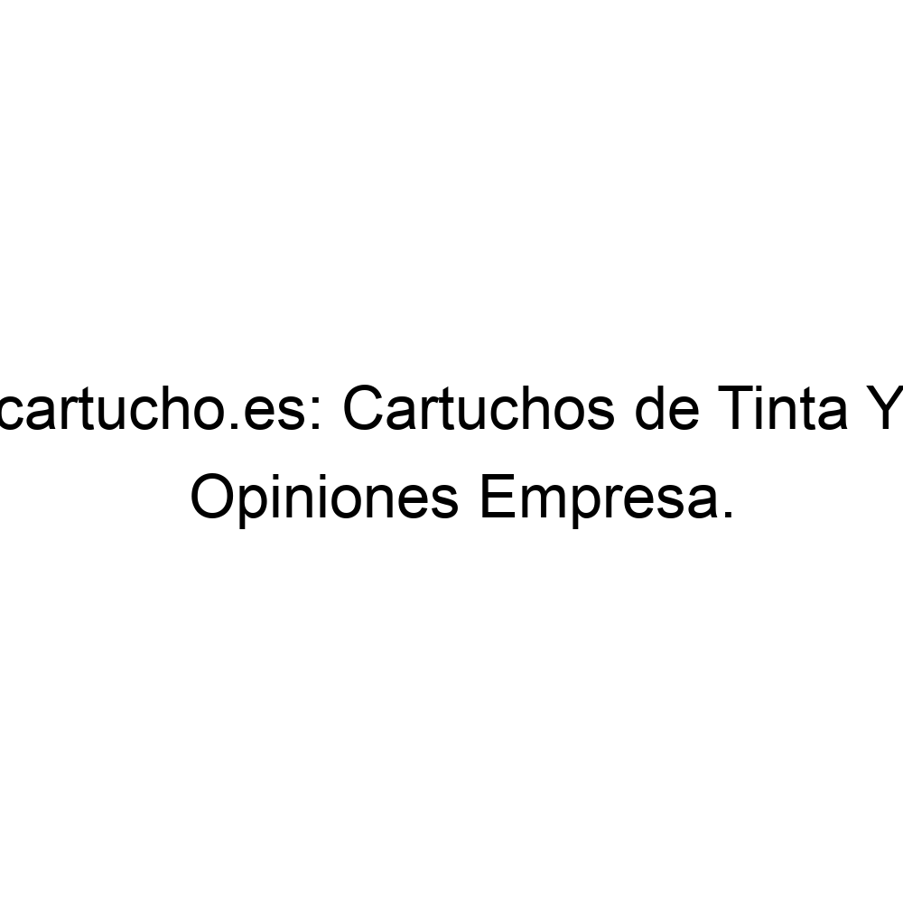 Opiniones tiendacartucho.es: Cartuchos de Tinta Y Toner, Badajoz ▷ 924249317